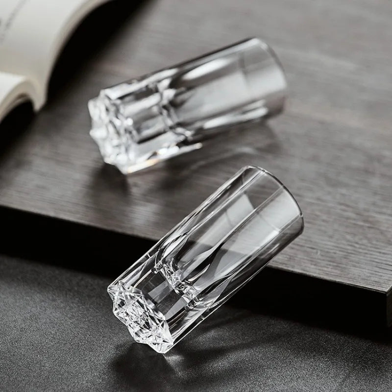 25ML Crystal Shot Glass Whiskey Tequila Glasses Home Bar, Elegant Gift Set For Weddings, Parties & Bourbon Tasting,liquor Cup