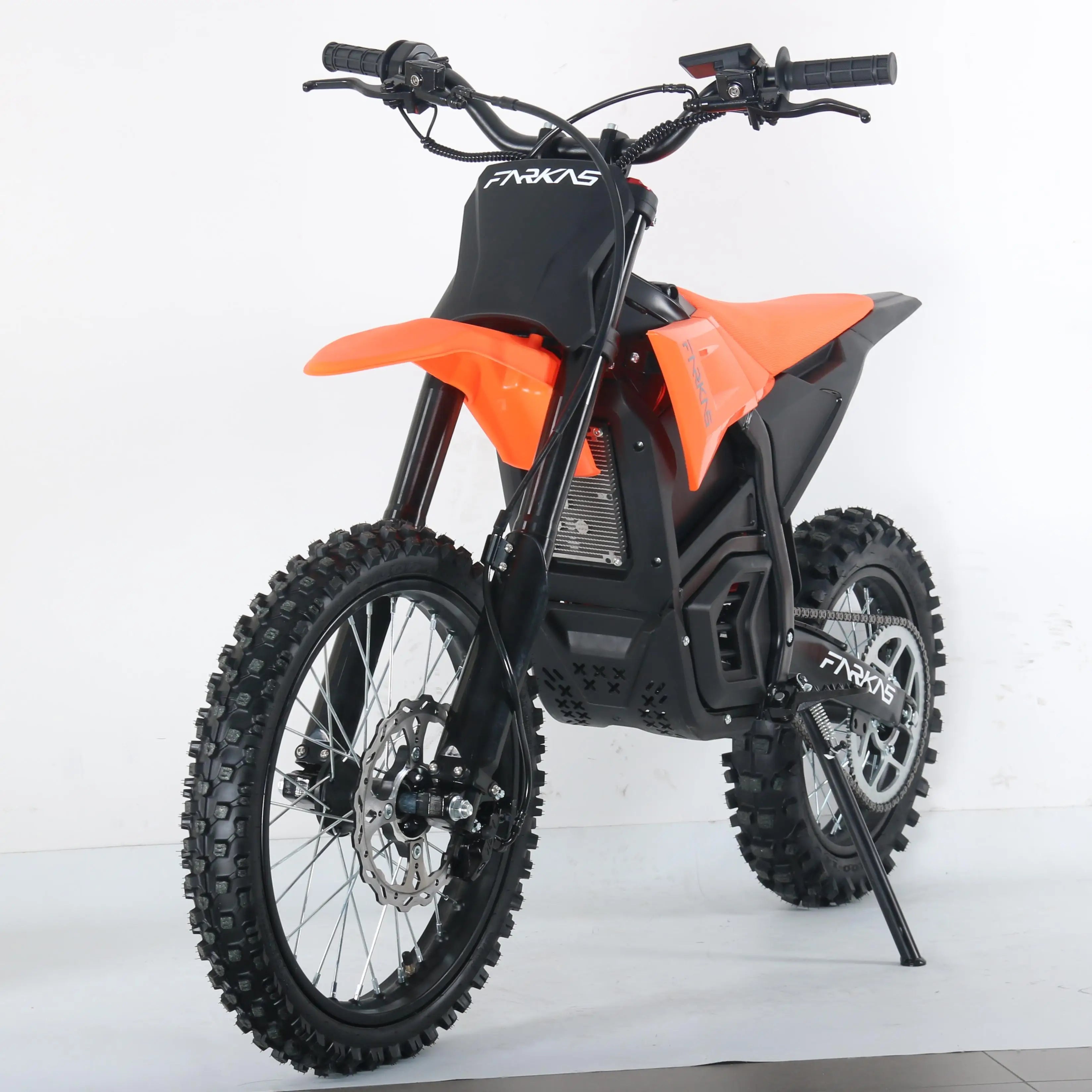 Dropshipping Electric Motocross Bike 60V 27AH 1600W,40Mph,37 Miles,Urban Commuting Front 17";Rear 14" Off-Road Electric Bike