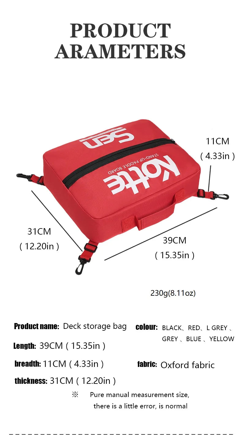 Deck Bag Boat Head Insulation Bag Waterproof SUP Paddle Board Storage Surfboard Accessories Storage Bag Swimming Sports Bag Padd