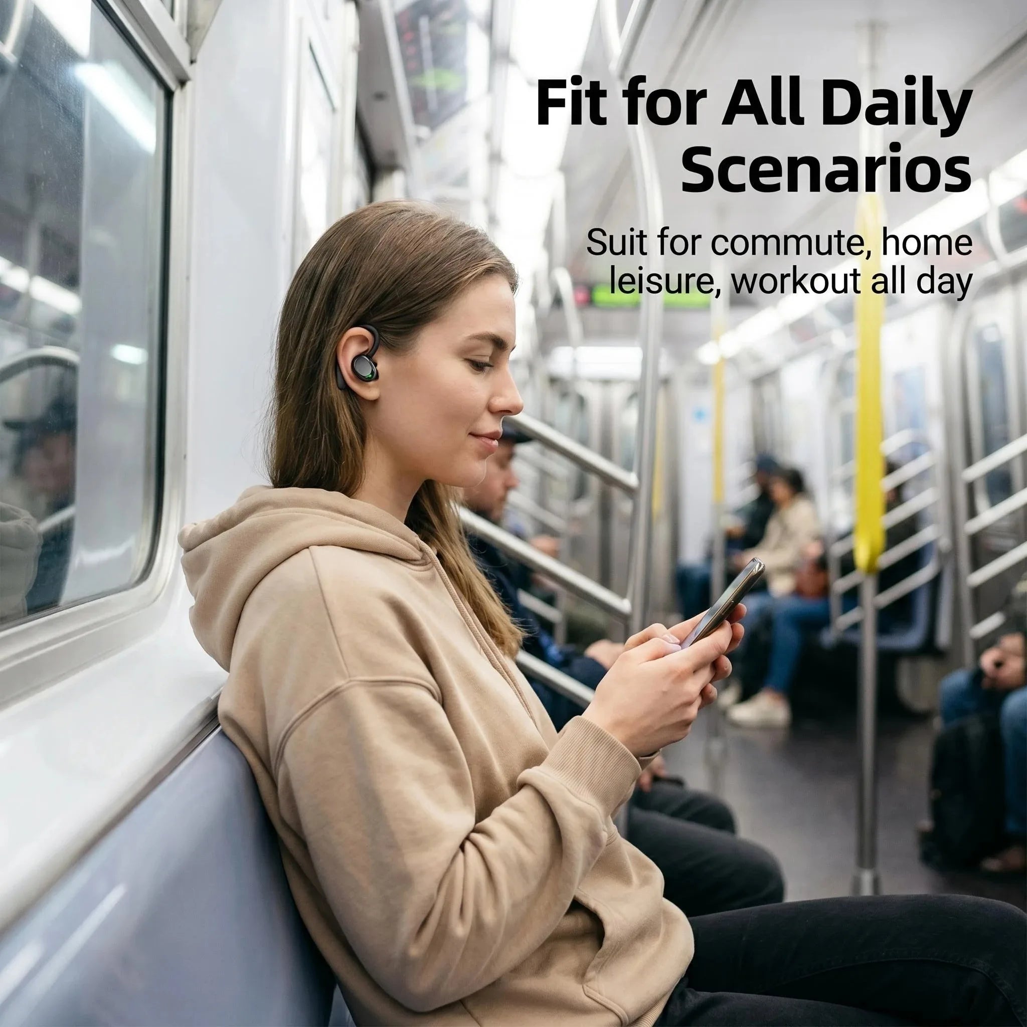 Original Lenovo Clip Open-Ear TWS Earbuds SP180 Wireless Earphone Bluetooth Headphone Comfortable Wear Long Battery With Mic