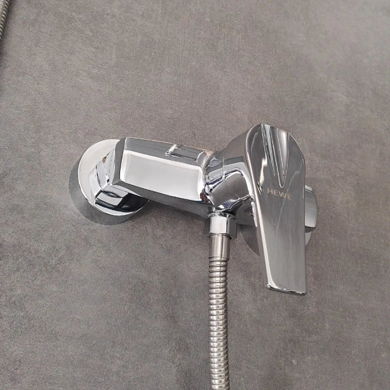Bathroom Shower Bathtub Faucet Wall Mounted Hot and Cold Water Mixing Valve Nozzle Bathroom Faucet Bathroom Accessories