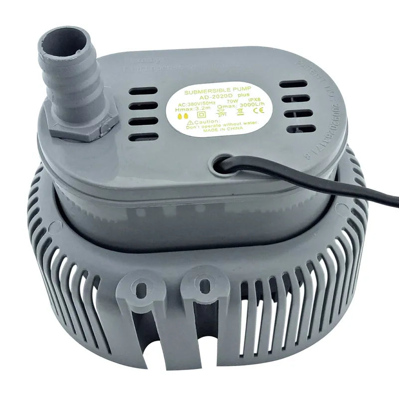 Submersible Pump 70W 220V Environmental Protection Air Conditioning Water Pump 45W 380V Cold Air Fan Water Pump