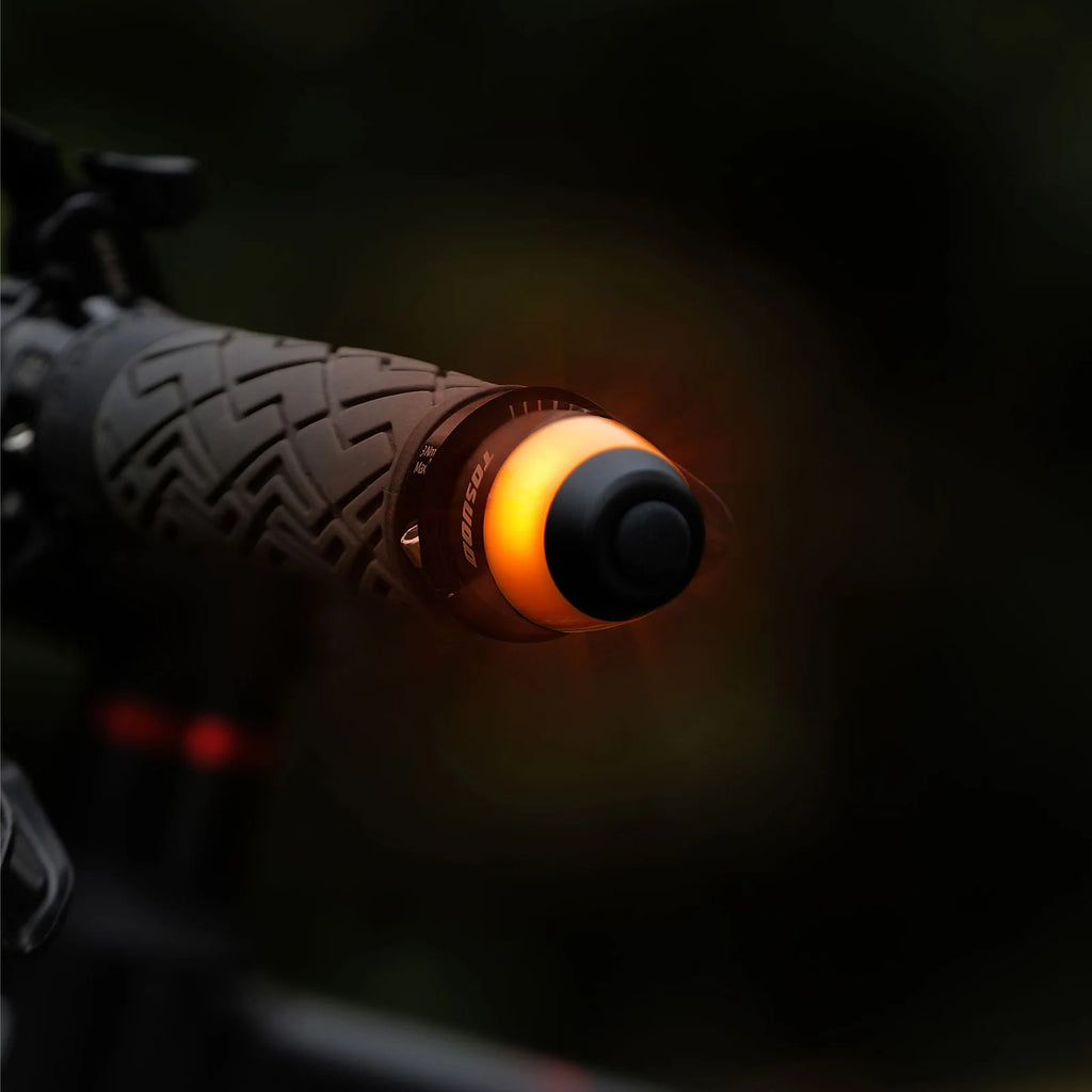 TOSUOD Bicycle Light Plug Light LED Intelligent Turn Signal Warning Light Mountain Handle Blockage Handle Bicycle Light
