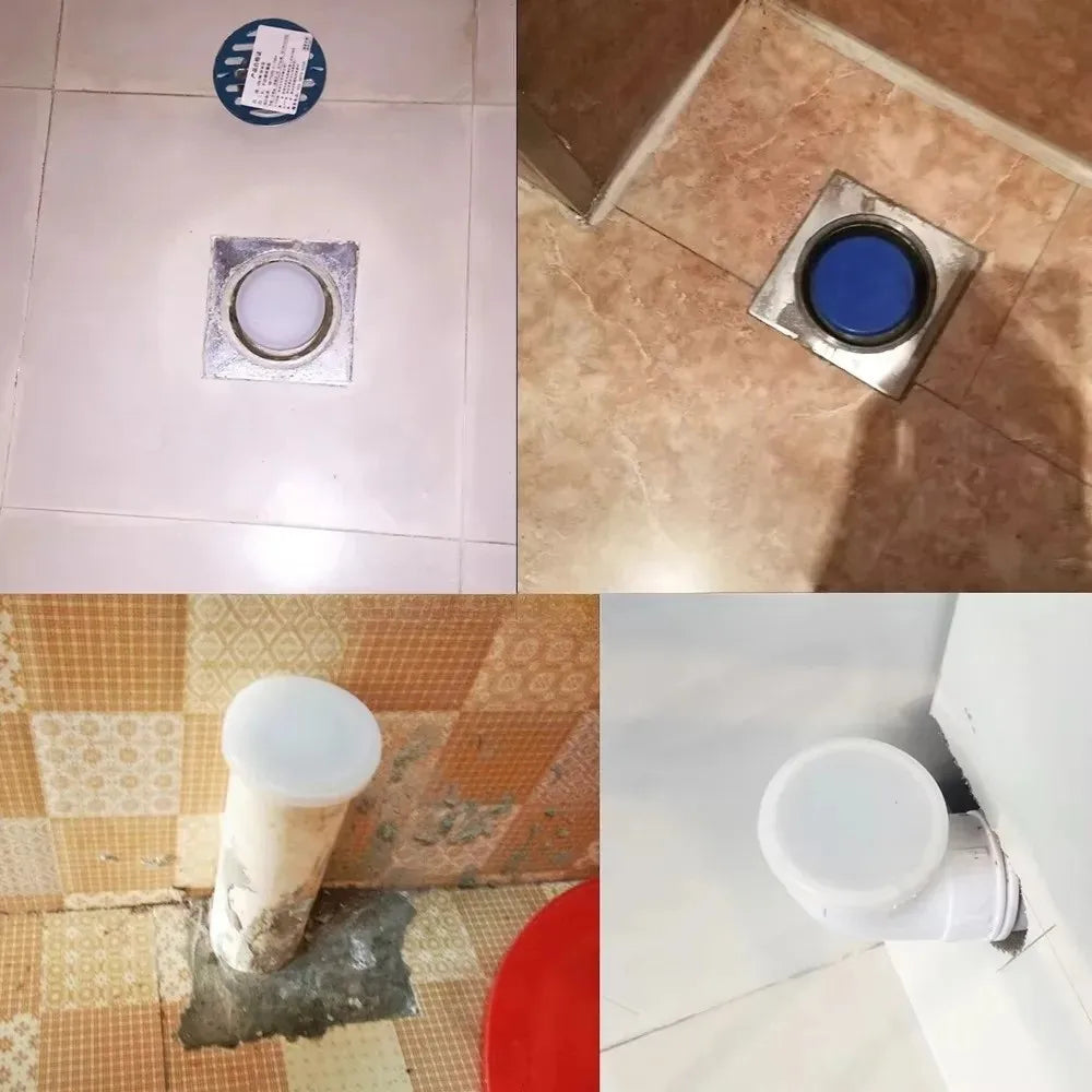 Durable Silicone Sewer Pipe Sealing Ring Water Pipe Plug Useful Anti Odor Floor Drain Kitchen Sink Replacement Stopper Bathtub