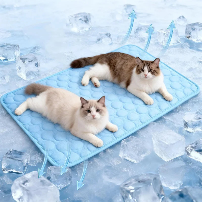 Dog Cooling Mat Summer Pet Cold Bed Extra Large For Small Big Dogs Pet Accessories Cat Durable Blanket Sofa Cat Ice Pad Blanket