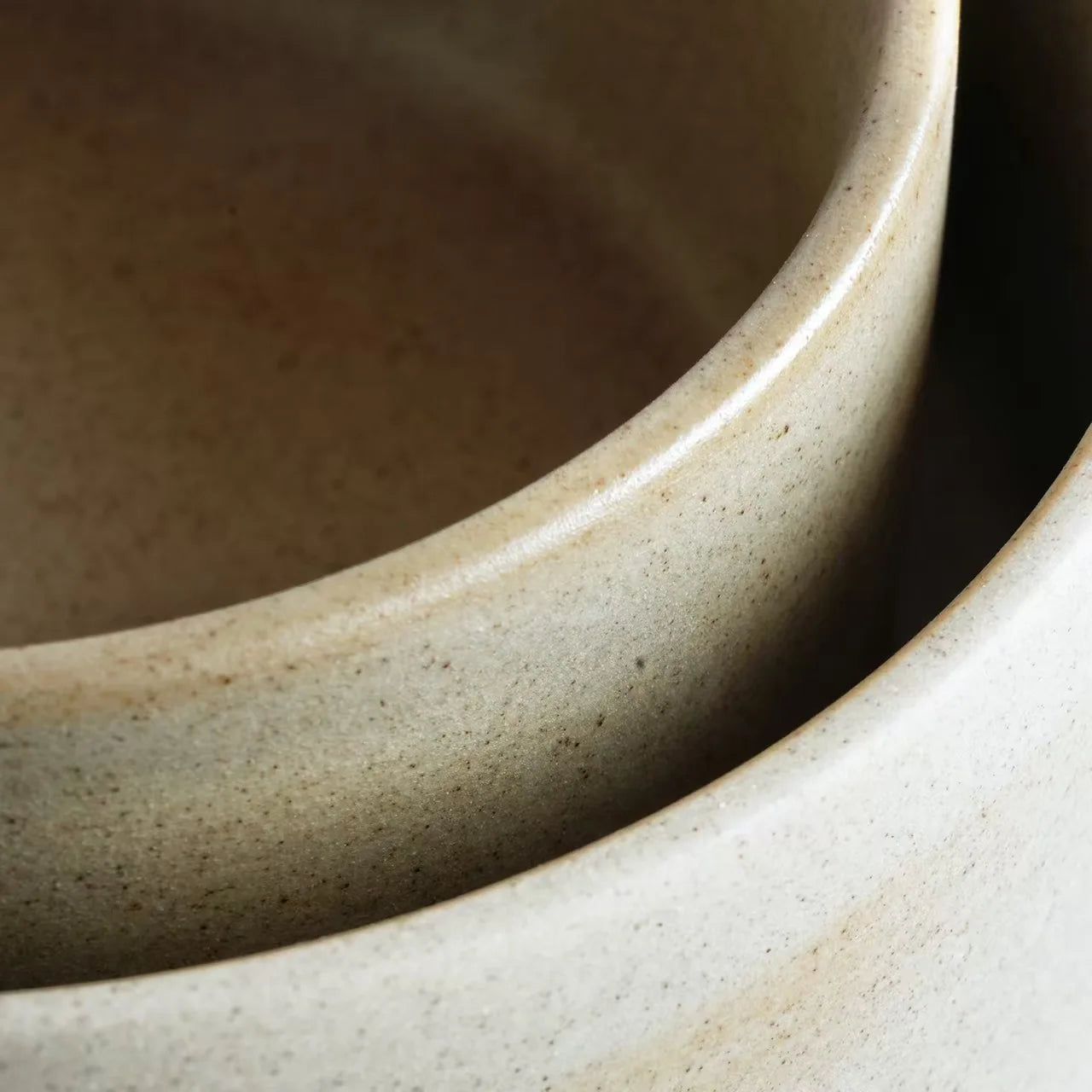 Retro Raw Earth Speckled Matte Ceramic Straight Bowl 4.3&5.5in Japanese Stoneware Rice Soup Noodle Side Dish Serving Bowl