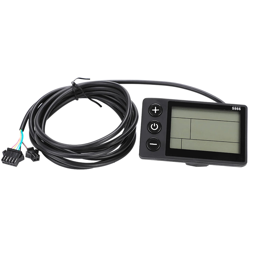 Electric Bike Controller 24V‑48V 13A Brushless Controller with LCD Display Panel E-scooter Meter Control for 22.5mm Handlebar