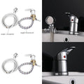 Shower Head with Hose Bathroom Sink Basin Stainless Steel Sprayer Tap Mixing