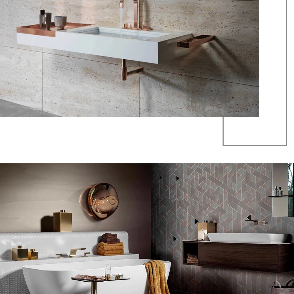 Rose Bathroom Siphon Drainer Sink Bottle Trap Modern Pop Up Filter Fixture Waste Stopper Set Washbasin Hose Accessory Renovation