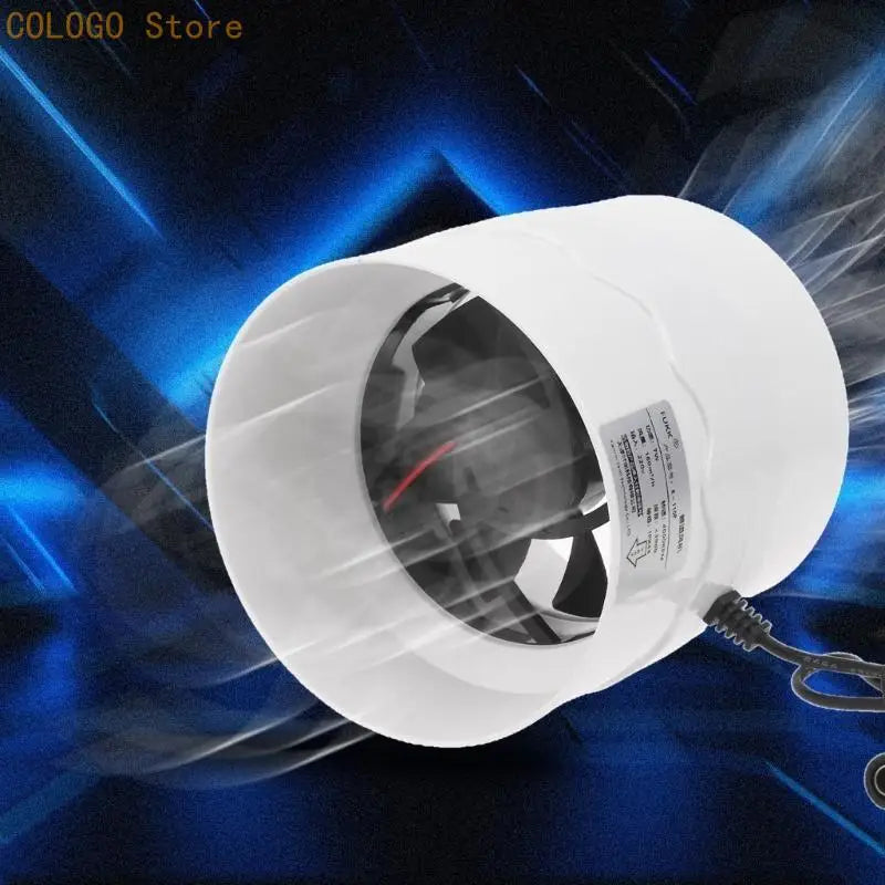 Exhaust Air Fan for Bathroom Kitchen Grow Room Ventilation Low Noise Inline Fan D0LD