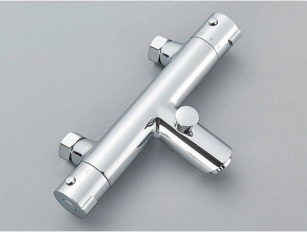 Chrome Thermostatic Shower Faucets Set Bathroom Thermostatic Mixer Tap Hot And Cold Bathroom Mixer Mixing Valve Bathtub Faucet