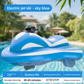 Powered Inflatable Water Scooter Toy – Motorized Surfboard with Handle Steering for Adults & Home, Pool/Lake Ride-on