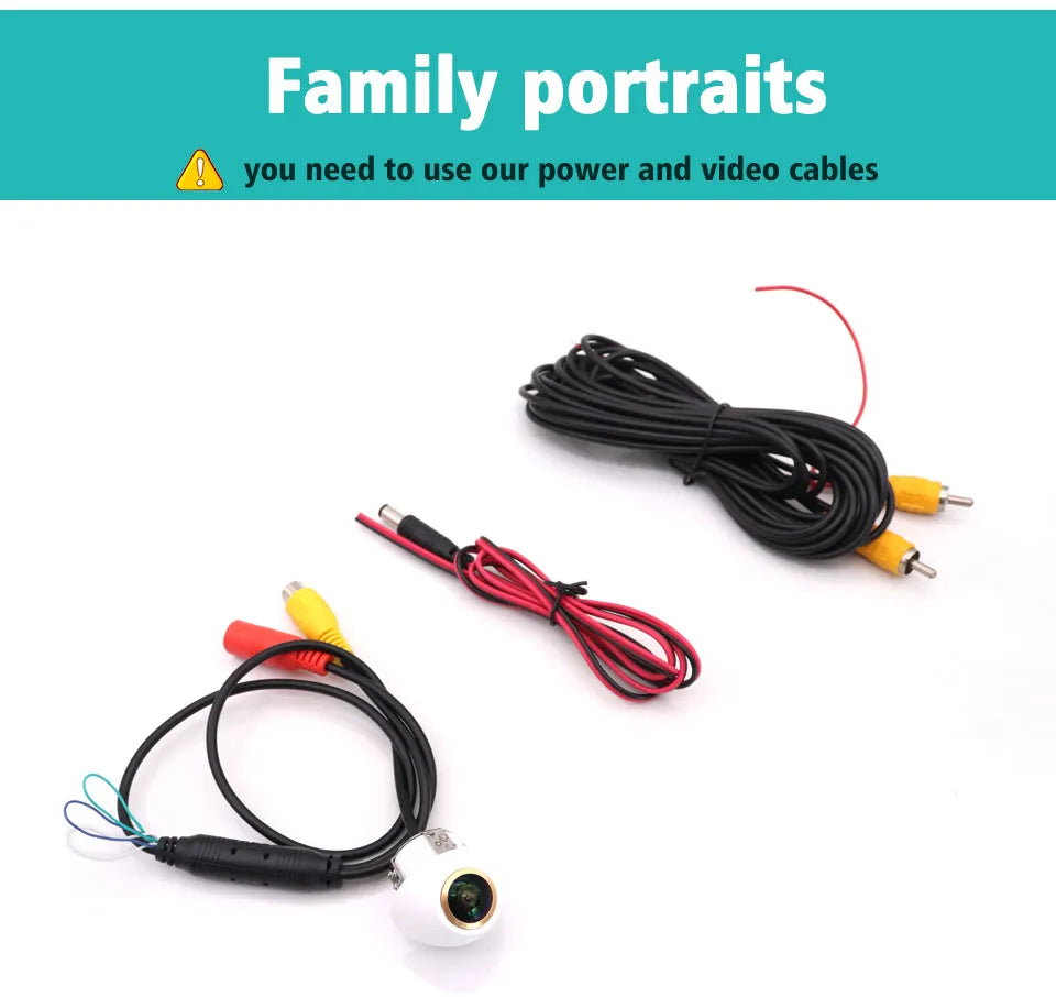 SMARTOUR Car Rear Camera HD 4K Reversing Camera Car Front Camera Support AHD CCD 1080P Output Suitable for All Cars Water Proof