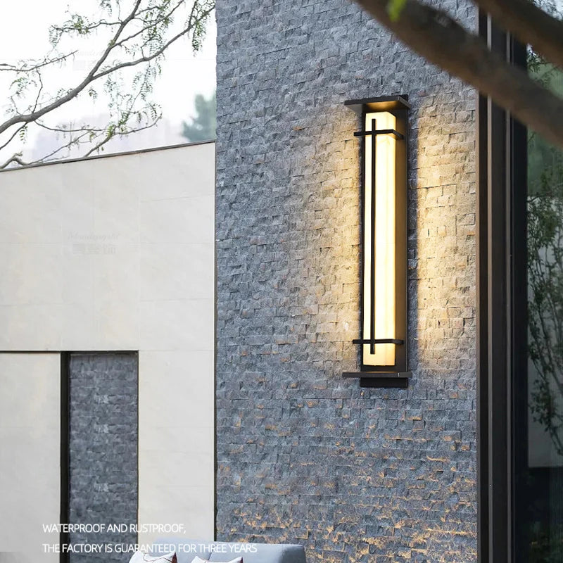 Outdoor Wall Lighting Modern simple villa Waterproof wall lamp Exterior wall Porch Balcony Stainless steel Garden Terrace light