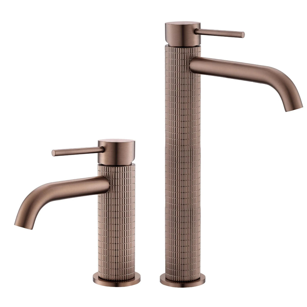 Brushed Rose Gold Bathroom Faucet Brushed Gold Basin Faucet Art Carved Sink Tap Hot & Cold Grey Lavatory Faucet Crane Water Tap