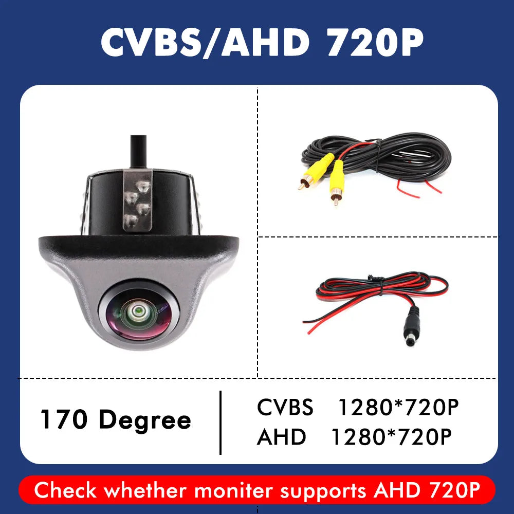 SMARTOUR 4K CVBS AHD 1080P Vehicle Rear View Camera Car Reverse Night Vision Waterproof For AHD Input Car Android Radio Screen