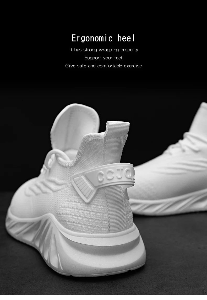Marathon Running Shoes Casual Men Sports Outdoor Lightweight Shock-Absorbing HardWearing Male Comfortable Athletic WalSneakers
