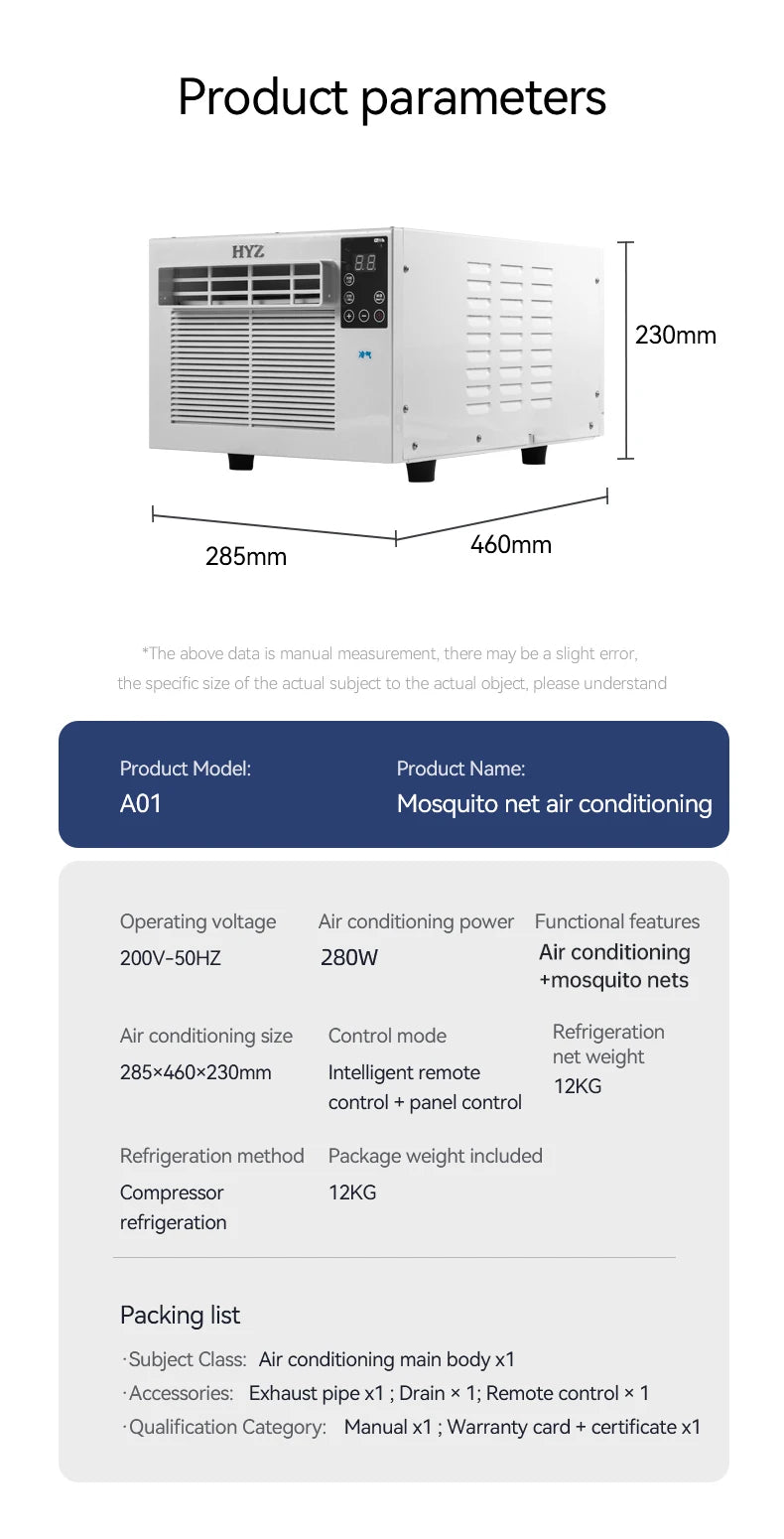 A01 Potable Air Conditioner For Home Use Minimum 16 Degrees Small Mobile Air Conditioning