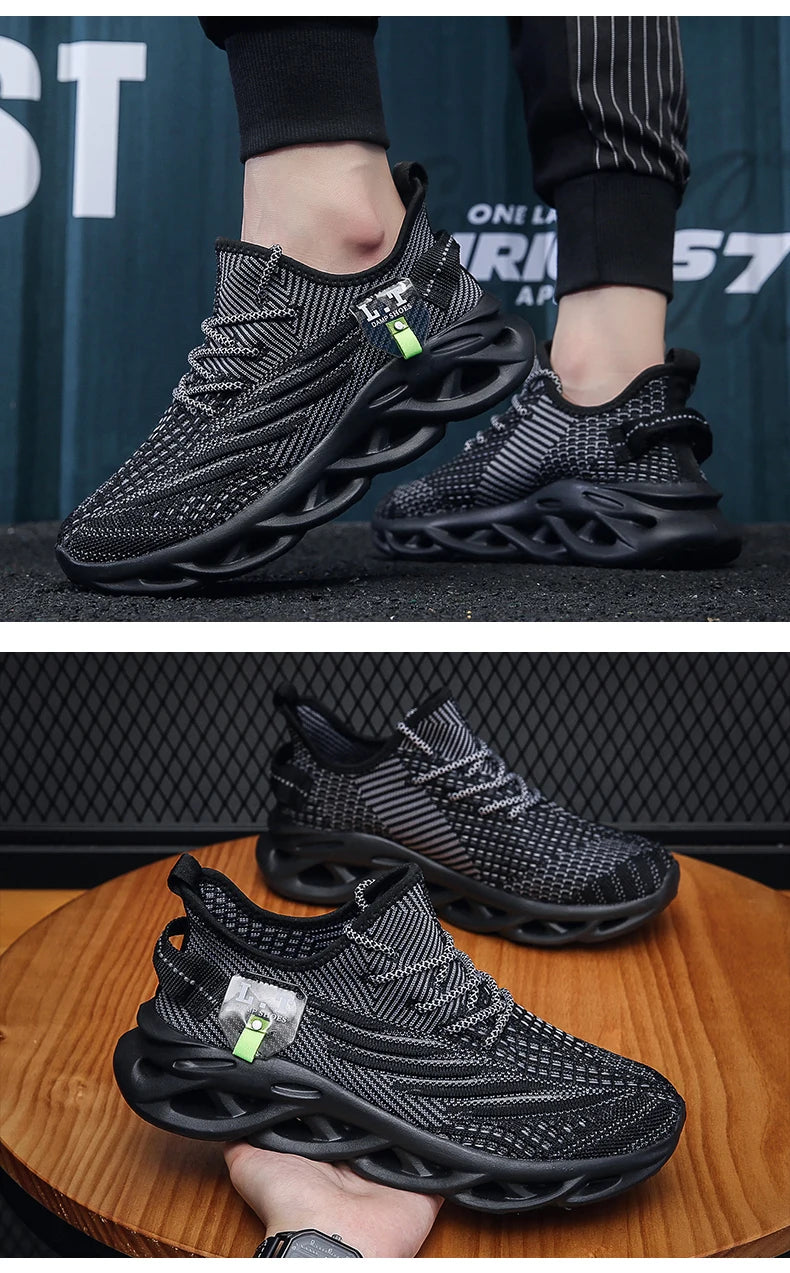 Men's Sports Sneakers Running Shoes Non-Slip Outdoor Casual Mesh Tennis Athletic Lightweight Breathable For Women Walking Shoe