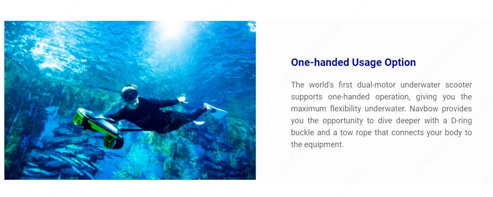 G Camolech Sublue Navbow Smart Electric Underwater Scooter for Diving Snorkeling in the Water Hand-held Diving Equipment