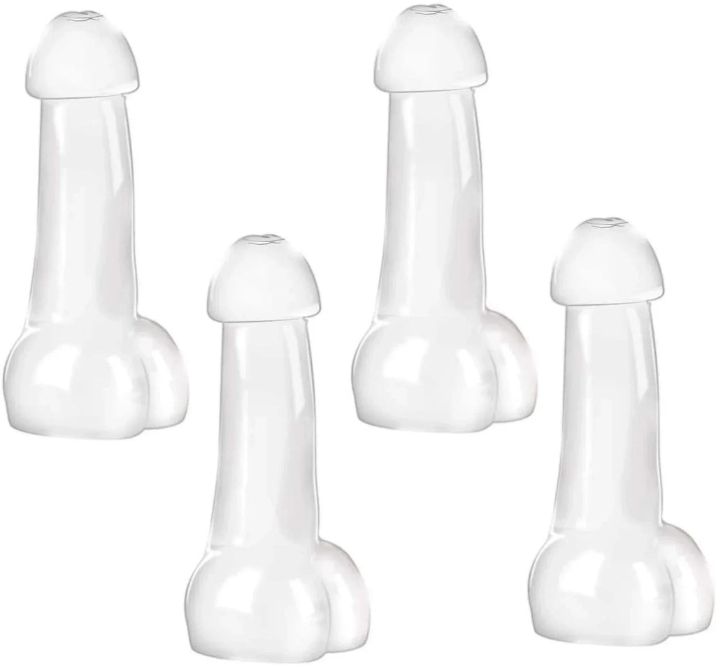 Clear Small Glass Bottle Cocktail Glasses for Club Party Night Bar KTV Show No Sprinkle Novelty Drinking Glasses