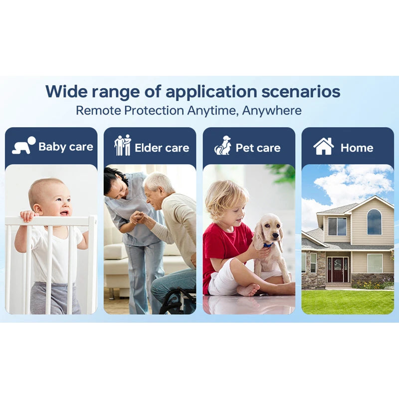 4K Camera WiFi Wireless Remote Monitor Remote Security Detecting Camcorders Security Protection Indoor Real-Time Surveillance