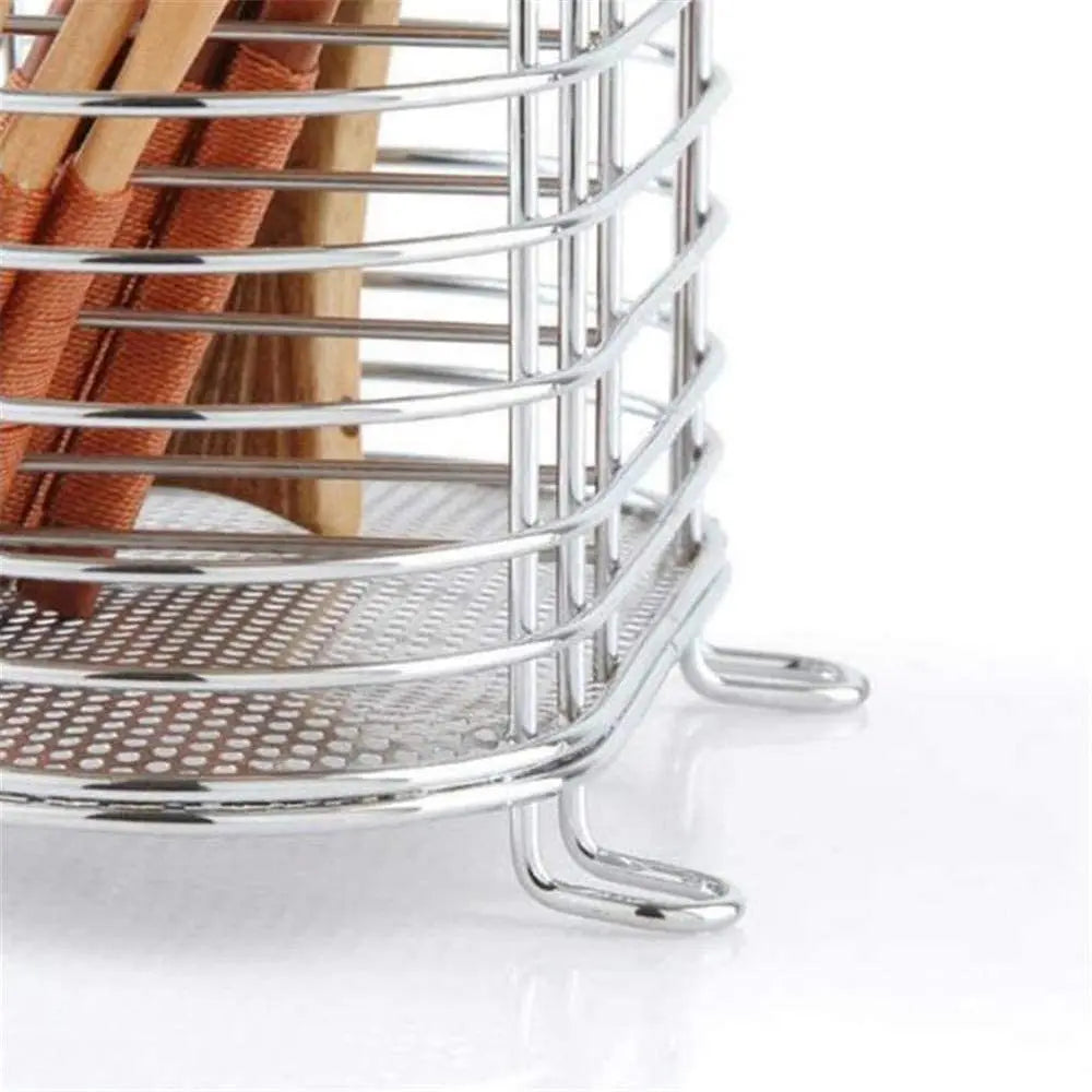 Kitchen Organizer Rack Stainless Steel Dish Cutlery Rack Drainer Drying Tray Kitchen Utensil