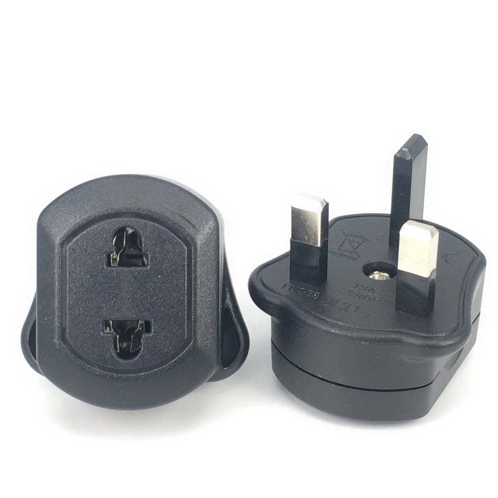 EU 2 Pin To 3 Pin UK Electric Power Shaver Toothbrush Plug Adaptor Converter Durable for Travel Socket Adapter