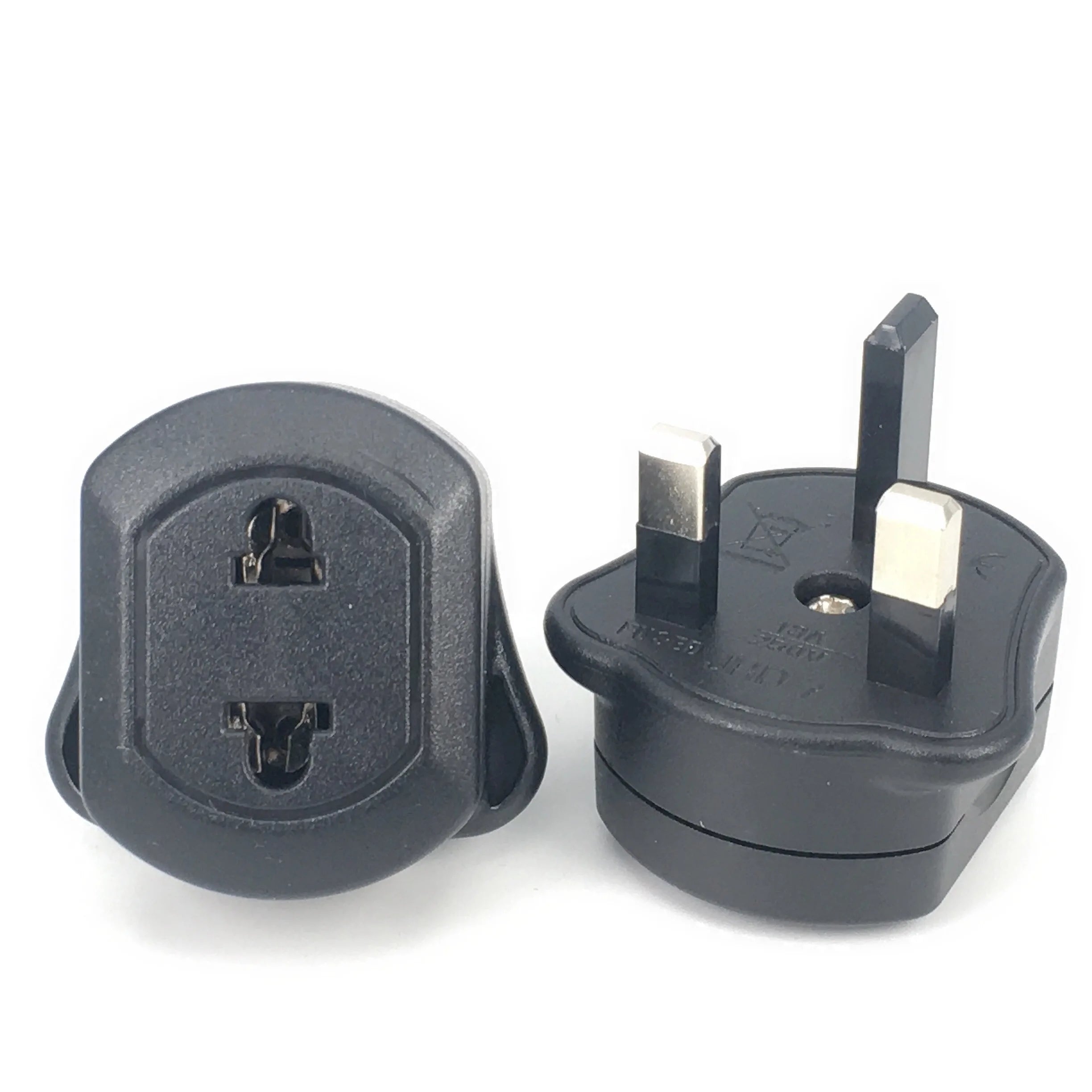EU 2 Pin To 3 Pin UK Electric Power Shaver Toothbrush Plug Adaptor Converter Durable for Travel Socket Adapter