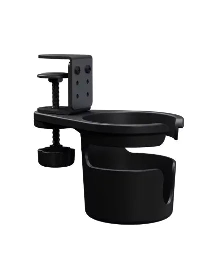 Desk Cup Holder , Universal Adjustable Upgraded Arm Clamp Stand for Coffee Mugs, Water Bottles