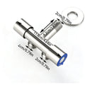 Double Handle Stainless Steel Cold Water Faucet Bathroom Washing Machine Faucet