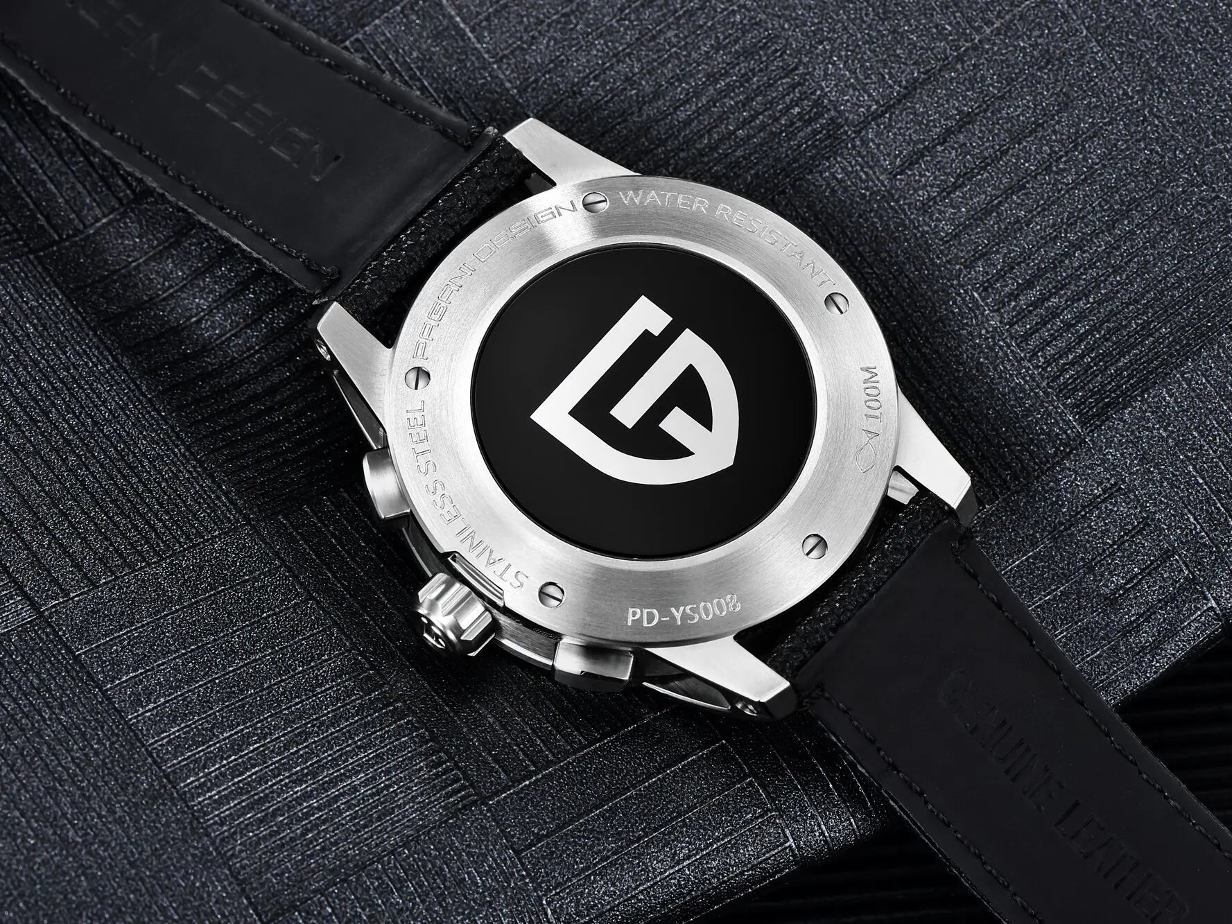 PAGANI DESIGN Men Quartz Watch Modern Light Simple Fashion Pioneer Stainless Steel Tachymeter Waterproof Calendar Luminous Watch