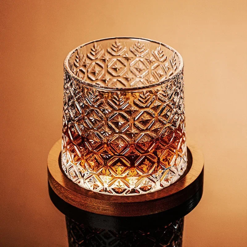Whiskey Glass Foreign Wine Glass Household Crystal Classical Tumbler Decompression Glass Beer Glass