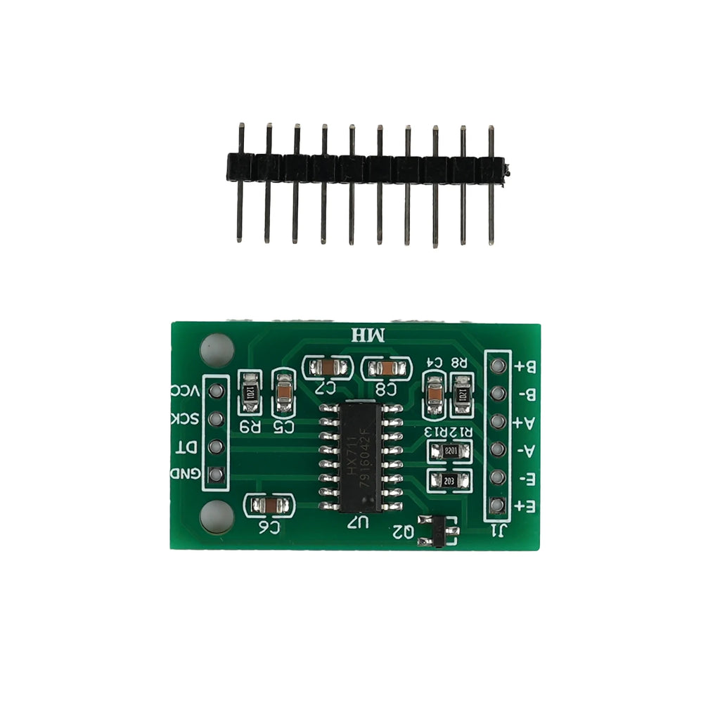 50kg Load Cell 50kg Weighing Sensor Half-bridge Strain Gauge with HX711 AD + Mounting Bracket Human Weight Sensor for Arduino