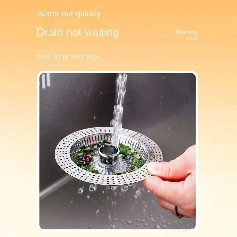 Kitchen Sink Strainer Anti Clog Anti-blocking Drain Filter Floor Drain Plug Mesh Trap Food Waste Catcher Food Catcher Tools