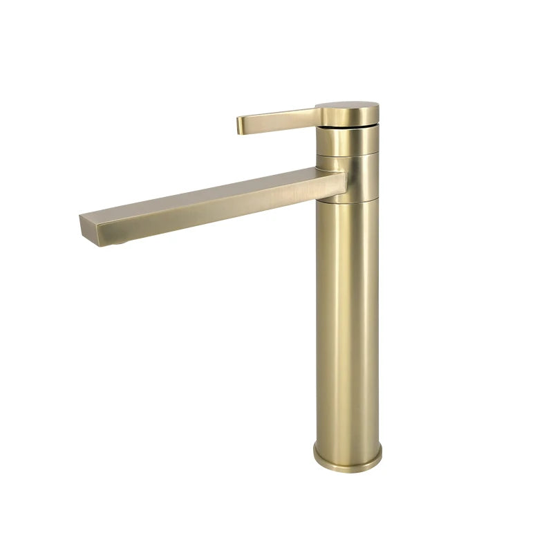 VGX Bathroom Faucets High Basin Mixer Sink Tall Faucet Gourmet Washbasin Taps Water Tap Hot Cold 360° Tapware Crane Brass Black