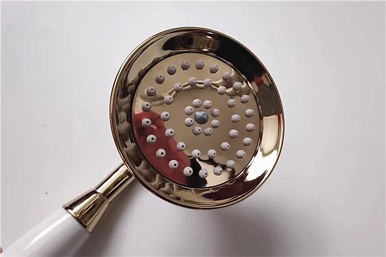 Bathroom Accessories Rose Gold Hand Shower Head High Pressure  Antique Water Output Antique Hand Shower Nozzle Water
