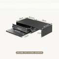 Kitchen Pull-out Tray Microwave Oven Rack Drawer Board Countertop Storage Organizer For Home Appliance Space Saving