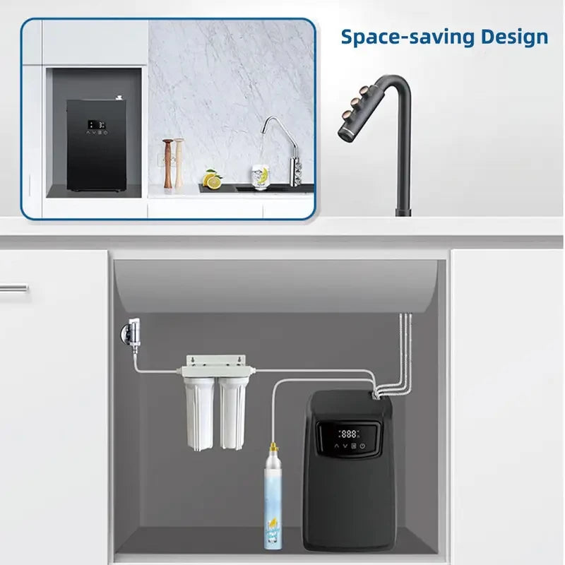 Drink In Dispenser Under Sink Chilled Sparkling Soda Beer Bar Tower Tap