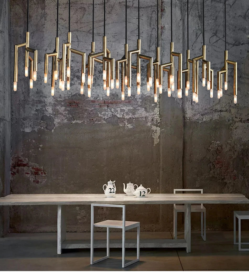 Modern Light Villa  Tree Branch Staircase Chandelier Lighting,Luxury Designer Restaurant Light in the Bedroom Home Decor
