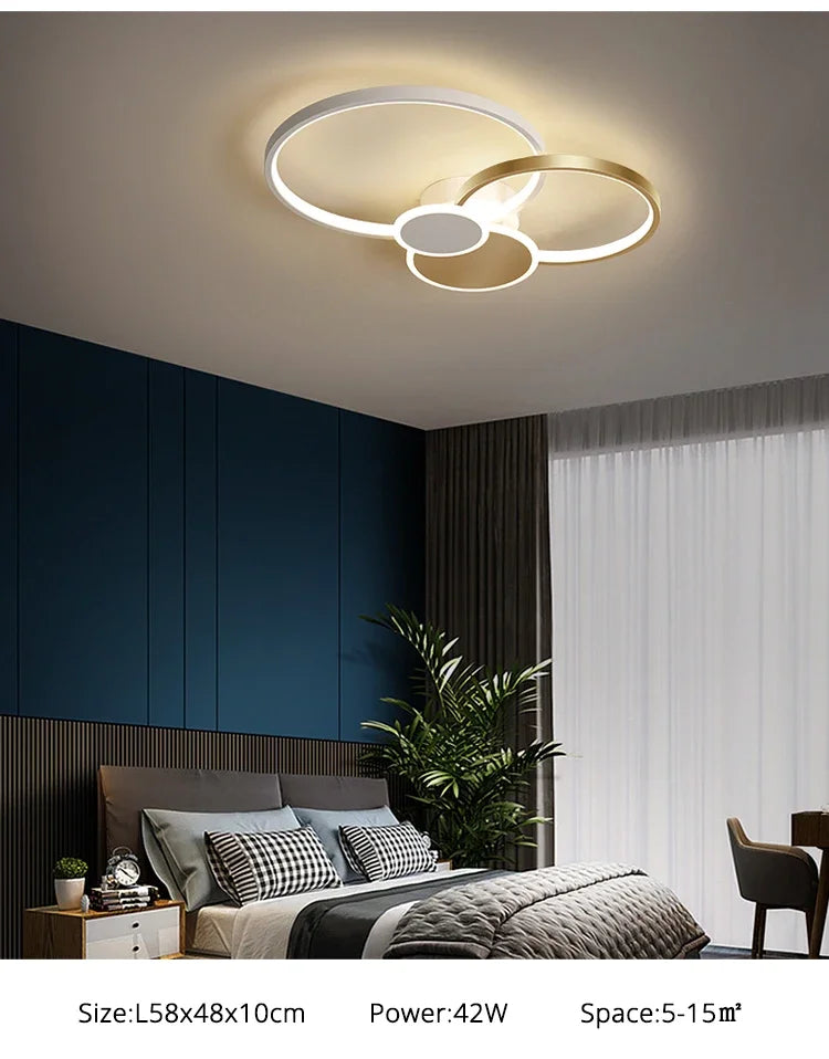 New Modern LED Ceiling Lights For Living Room Chandelier Bedroom Kitchen Ceiling Lamp Modern Apartment Hotel Chandelier Lighting