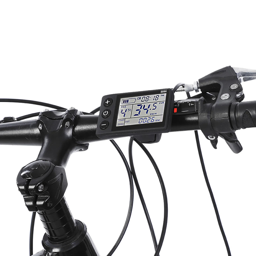 Electric Bike Controller 24V‑48V 13A Brushless Controller with LCD Display Panel E-scooter Meter Control for 22.5mm Handlebar