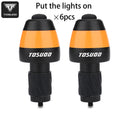 TOSUOD Bicycle Light Plug Light LED Intelligent Turn Signal Warning Light Mountain Handle Blockage Handle Bicycle Light