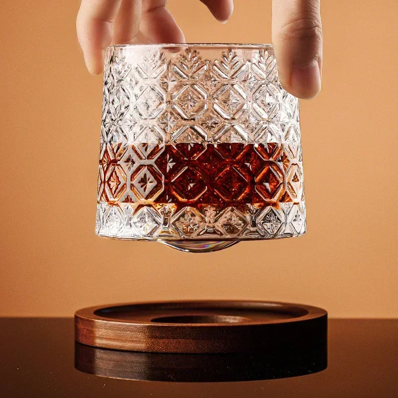 Whiskey Glass Foreign Wine Glass Household Crystal Classical Tumbler Decompression Glass Beer Glass