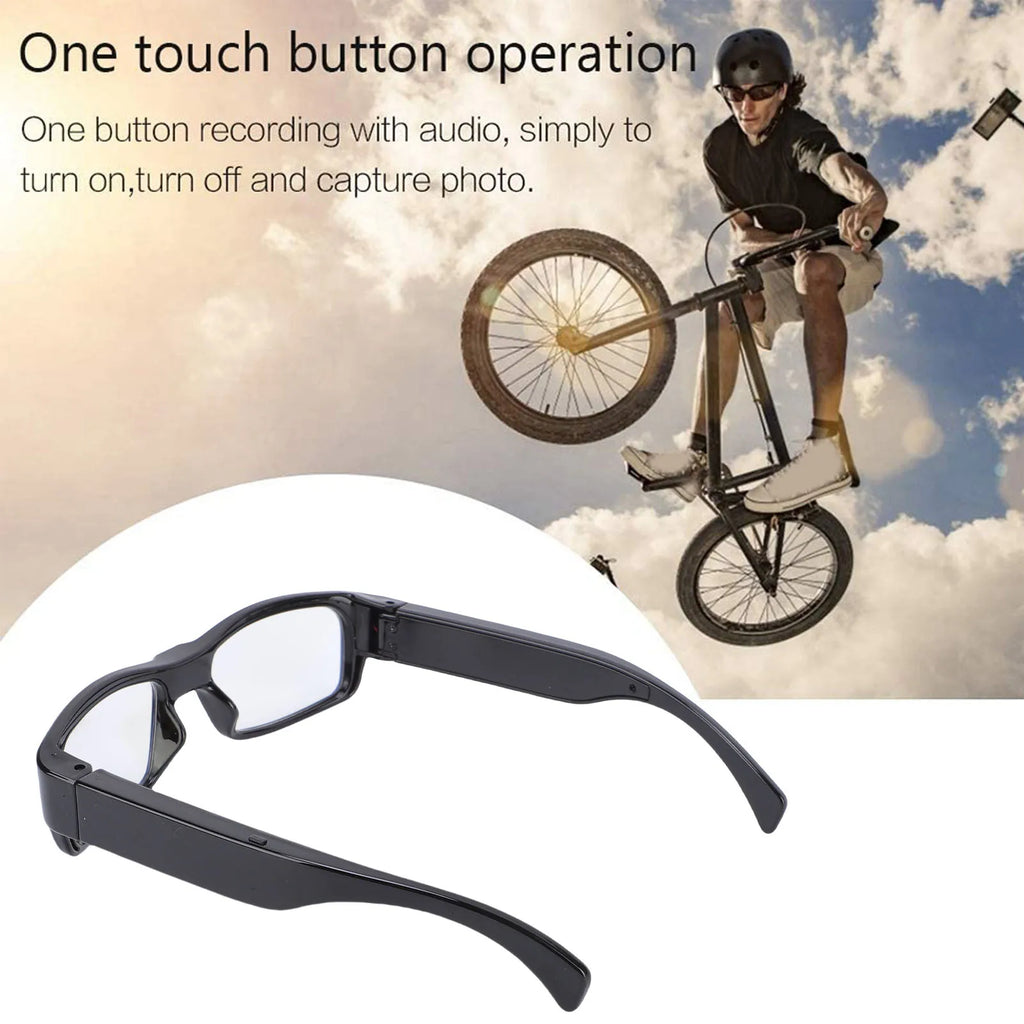 Camera Glasses Sports Action 1080P HD Video Recording Photos Taking for Cycling Outdoor Activities Action Glasses Camera