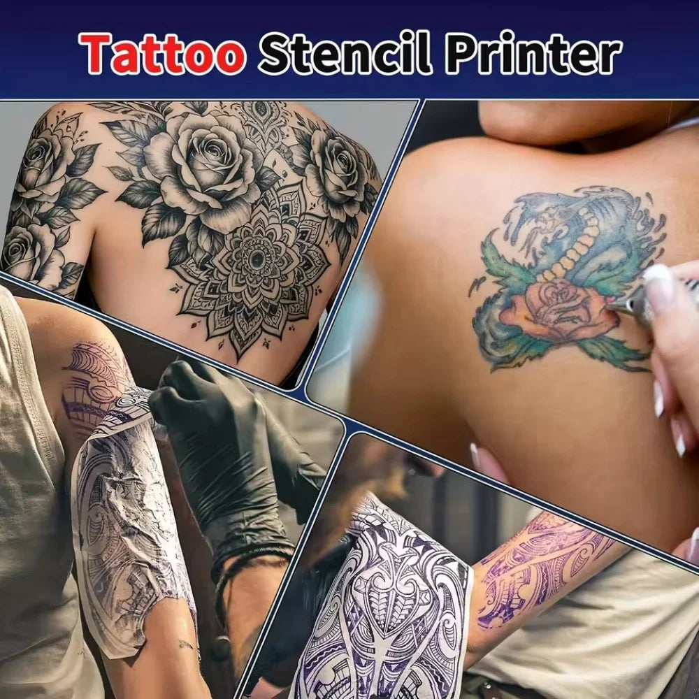 Professional Tattoo Transfer Machine For Ios/Android/Pc Thermal Printing Free Printing Paper Professional Beginner