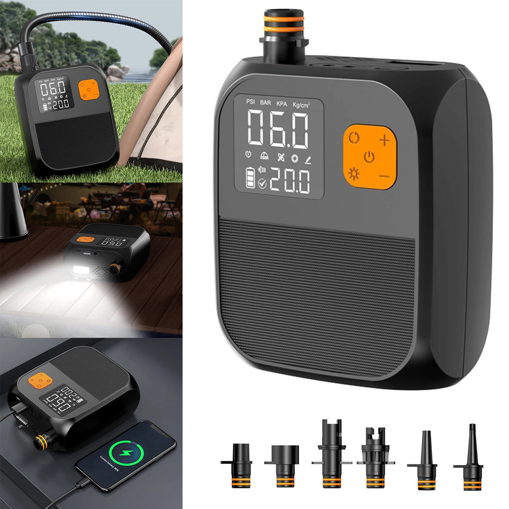 SUP Air Pump 25PSI Electric Paddle Board Pump Portable Electric Pump for Inflatable Stand Up Paddle Board Kayaks Boats
