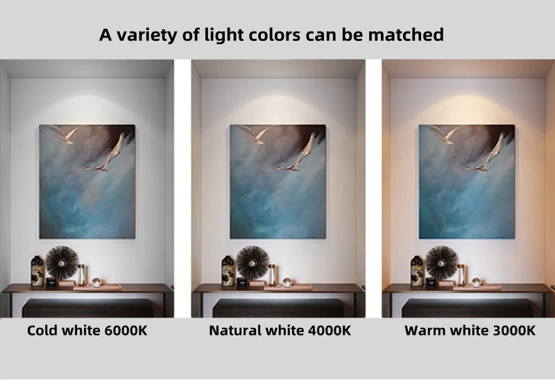 Modern Simple Down Light Embedded Dark Decoration Household Ultra-Thin No Main Light Adjustable Angle LED Anti-Glare Spotlights