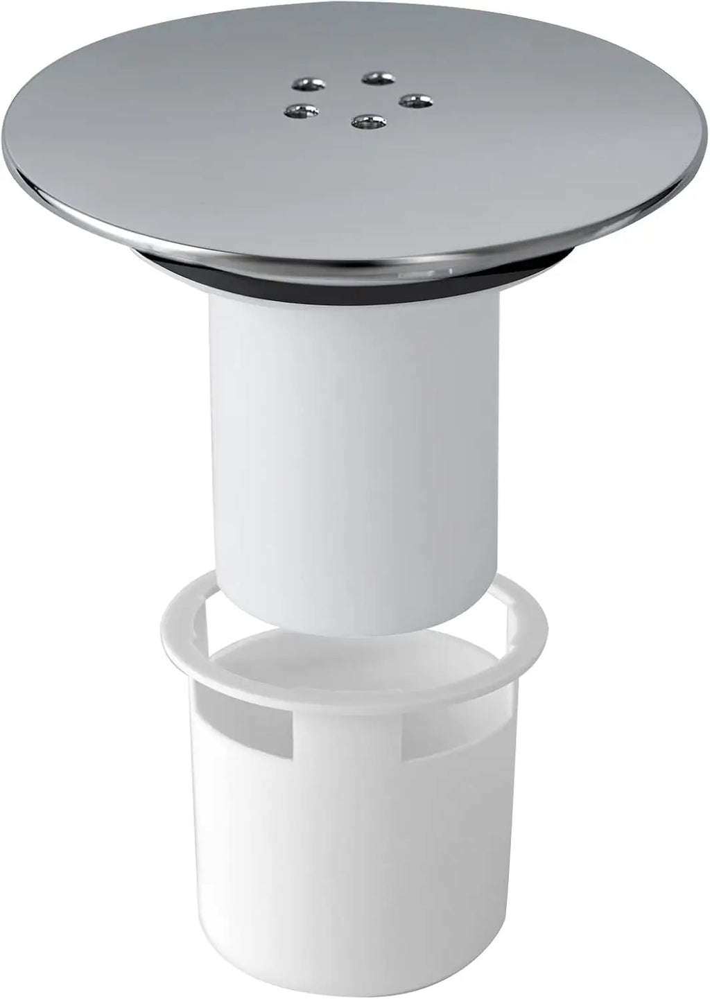 Replacement of Shower Drain Cover, Chrome Plated Shower Trap Cover, Shower Drain Cover, 90mm/115mm, Detachable