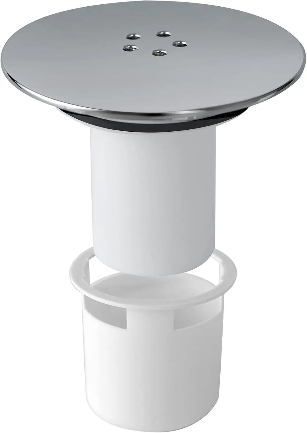 Replacement of Shower Drain Cover, Chrome Plated Shower Trap Cover, Shower Drain Cover, 90mm/115mm, Detachable